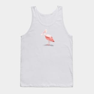 Roseate Spoonbill Bird Tank Top